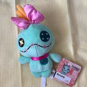Disney Scrump Plush Toy - Mint Green and Pink